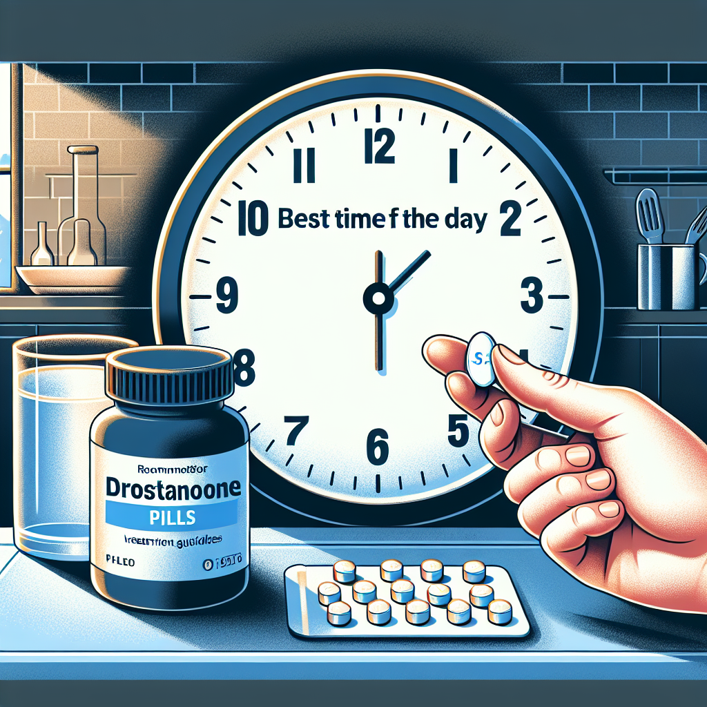 La mejor hora del día para tomar Drostanolone pastillas