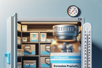 Cómo almacenar correctamente Propionato de drostanolona