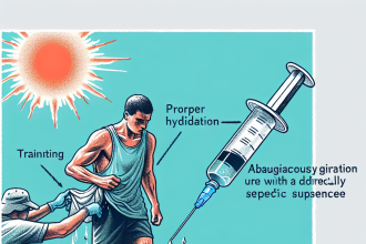 Qué adaptaciones hacer si entrenas en clima caluroso con Turinabol inyectable