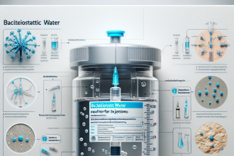 Agua bacteriostática para inyección y riesgos de deshidratación