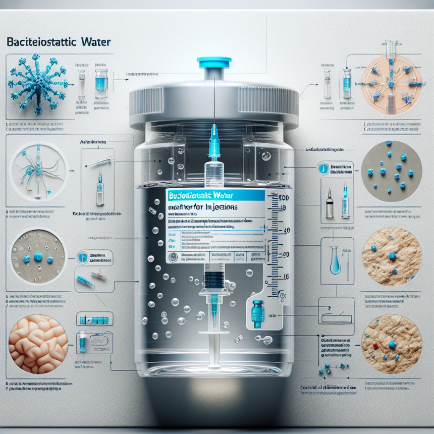 Agua bacteriostática para inyección y riesgos de deshidratación