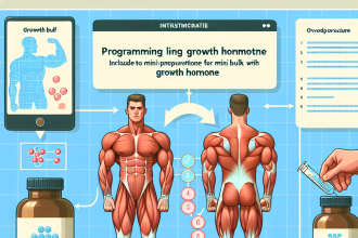 Cómo programar un mini bulk con Hormona del crecimiento