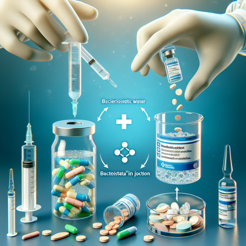 Qué esperar al combinar Agua bacteriostática para inyección con orales