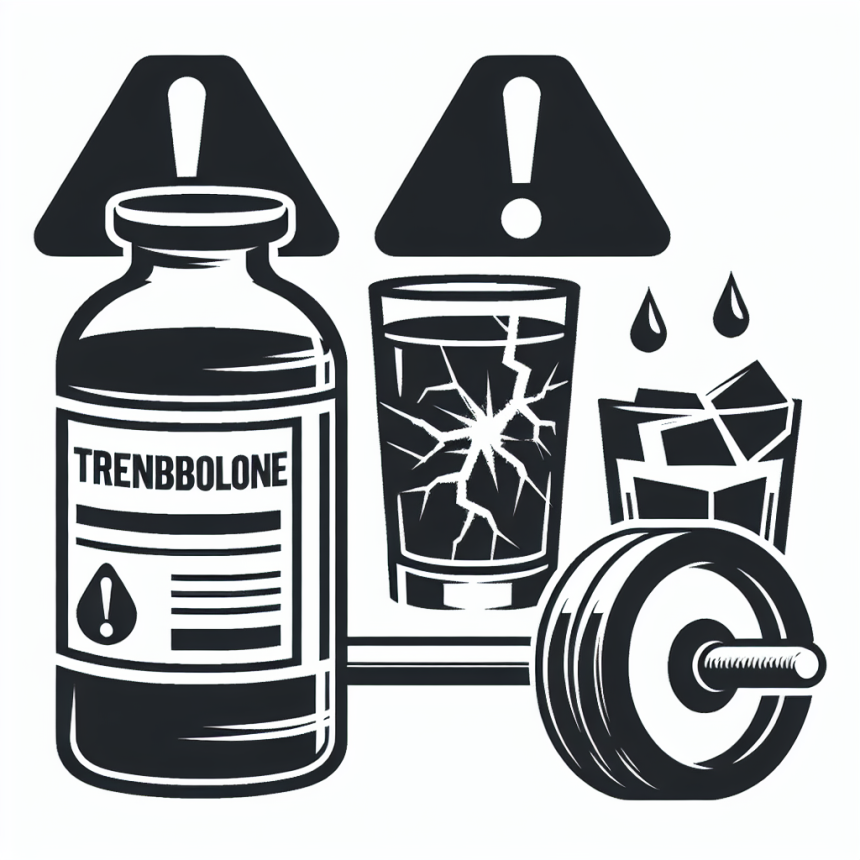 Qué ocurre al mezclar Trenbolone con alcohol