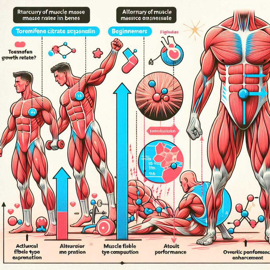 Citrato de toremifeno y ritmo de crecimiento muscular en principiantes