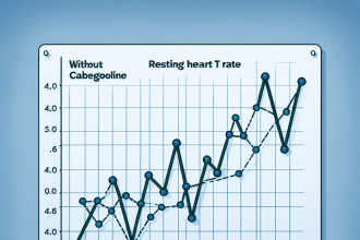 Cómo afecta Cabergolina al ritmo cardíaco en reposo