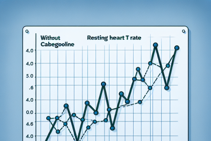 Cómo afecta Cabergolina al ritmo cardíaco en reposo