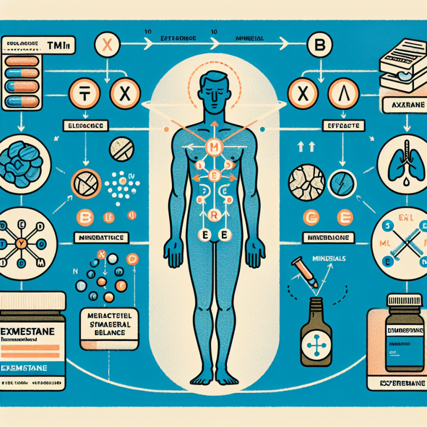 Cómo afecta Exemestane al equilibrio mineral
