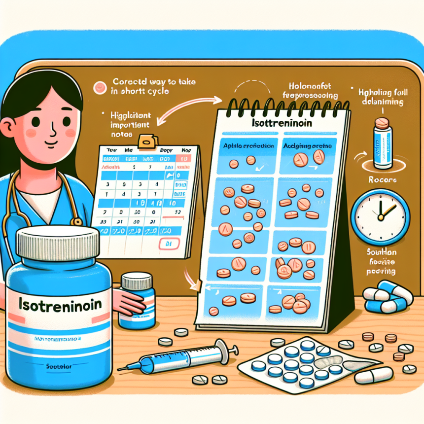 Cómo tomar correctamente Isotretinoina en un ciclo corto