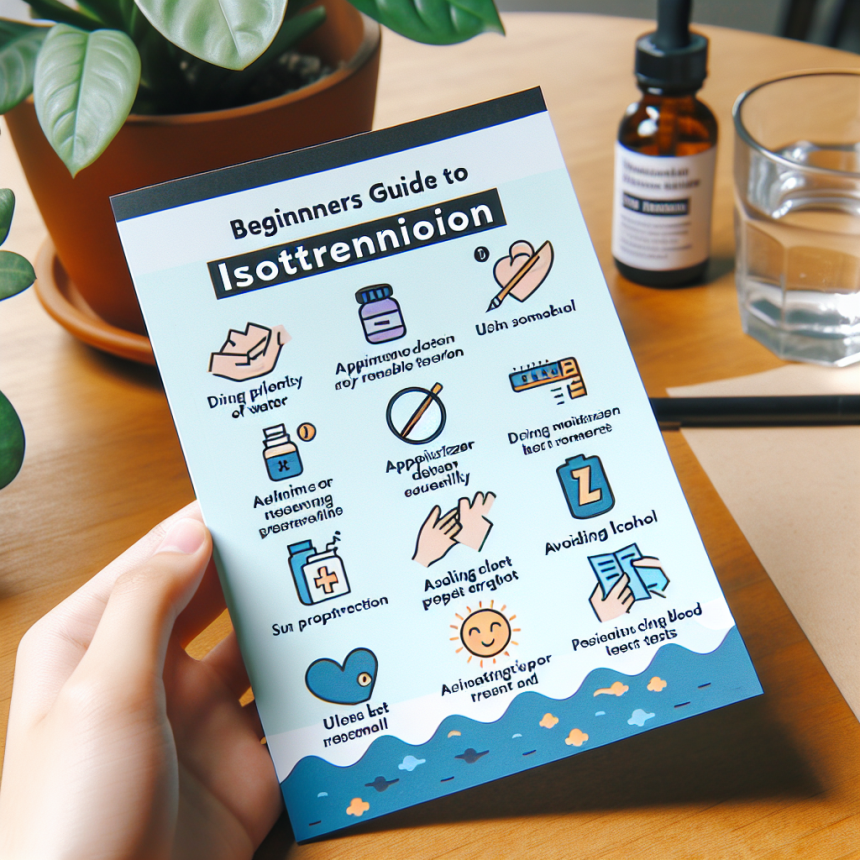 Consejos para principiantes que prueban Isotretinoina