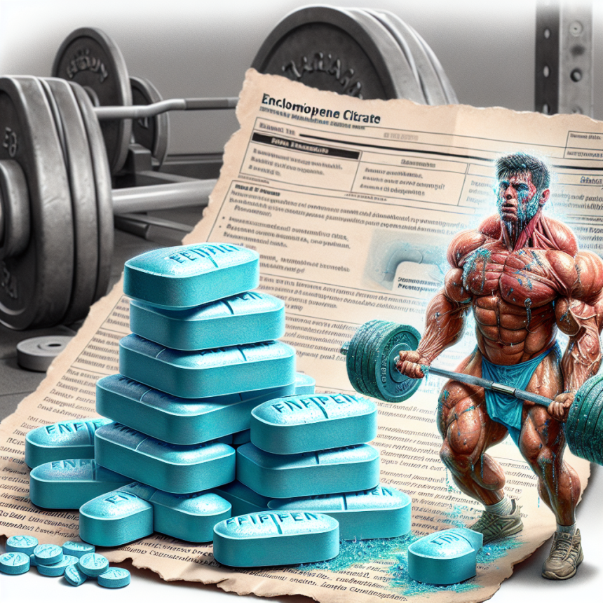Enclomiphene citrate y entrenamiento al fallo muscular