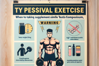 Qué formas de entrenamiento evitar con Testis Compositum