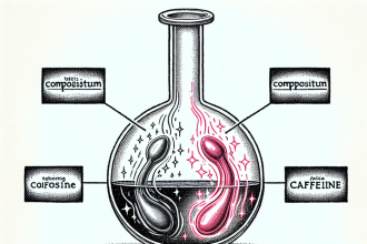 ¿Qué pasa al mezclar Testis Compositum con cafeína?