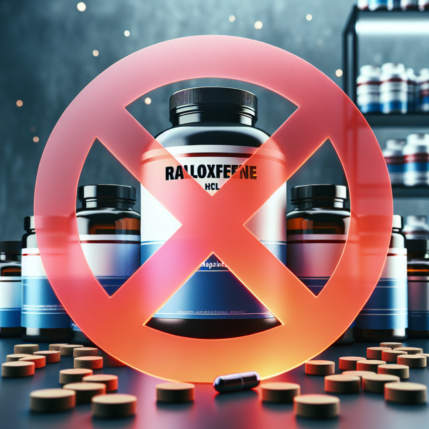 Suplementos prohibidos con Raloxifen-HCl