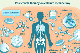 Cómo afecta Terapia posterior al curso al metabolismo del calcio