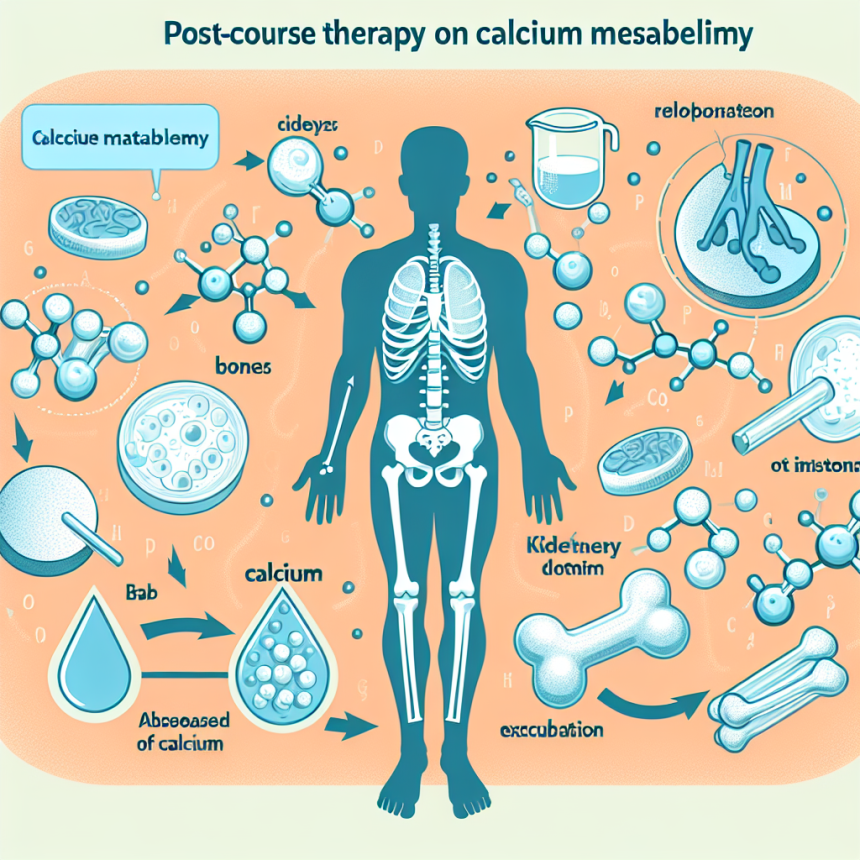 Cómo afecta Terapia posterior al curso al metabolismo del calcio