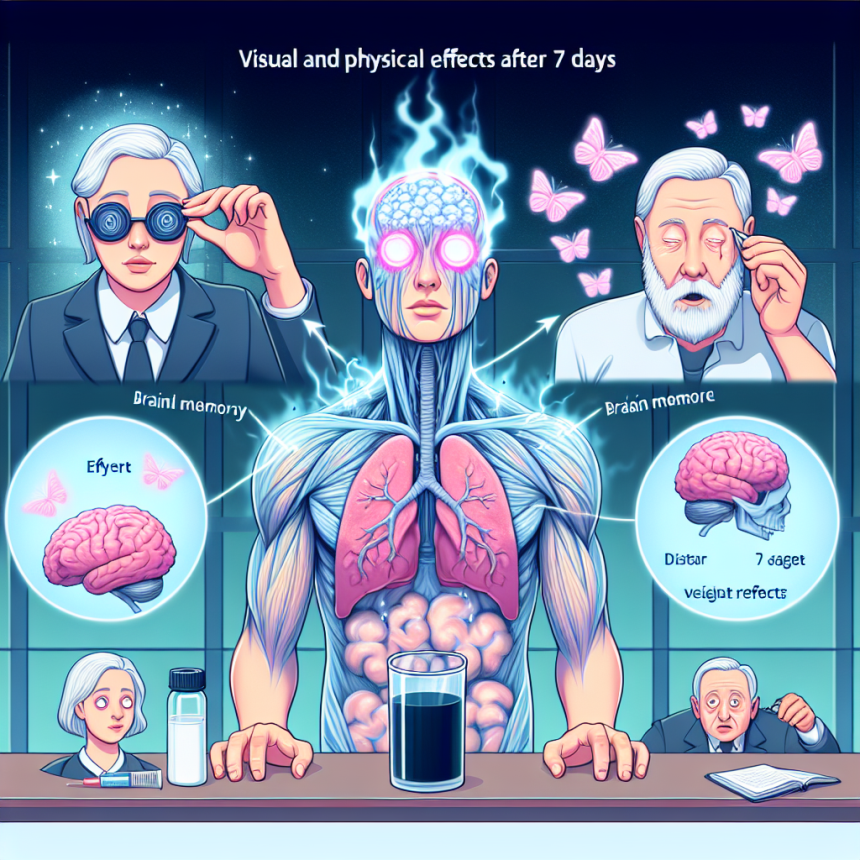 Efectos visuales y físicos tras 7 días con Apoyo al cerebro y la memoria