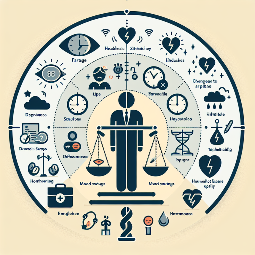 Qué síntomas pueden confundirse con efectos de Estrés y equilibrio hormonal